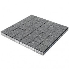 Тротуарная плитка Квадрат большой, 60 мм, серый, native