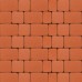 Тротуарная плитка Инсбрук Альт, 40 мм, оранжевый, гладкая
