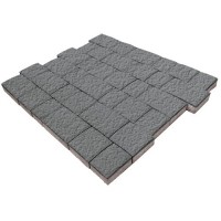 Тротуарная плитка Инсбрук Инн, 60 мм, серый, бассировка