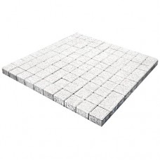 Тротуарная плитка Квадрат малый, 60 мм, белый, native