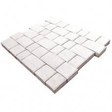 Тротуарная плитка Инсбрук Инн, 60 мм, белый, гладкая