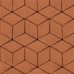 Тротуарная плитка SteinRus Тротуарная плитка Полярная звезда, 60 мм, оранжевый, гладкая