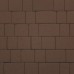 Тротуарная плитка Инсбрук Инн, 60 мм, коричневый, гладкая