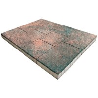 Тротуарная плитка Инсбрук Ланс, 60 мм, ColorMix Штайнрус, бассировка