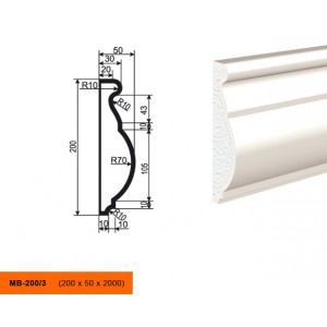 Молдинг МВ-200/3