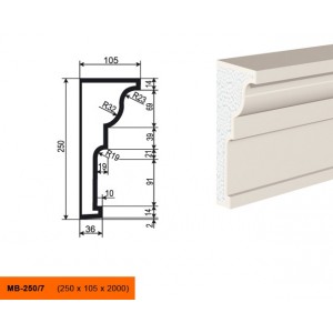 Молдинг МВ-250/7