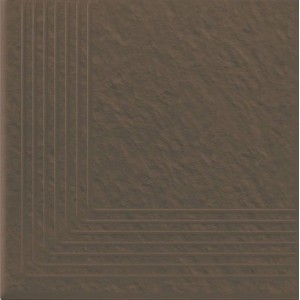 Simple brown stopnica narozna strukturalna 3-d