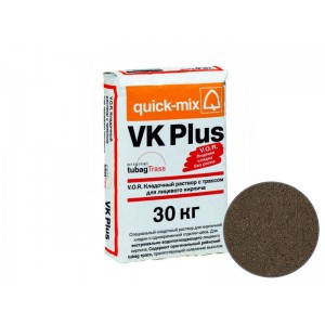 Цветной кладочный раствор quick-mix VK plus P для кирпича, светло-коричневый