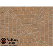 Клинкерная брусчатка мозаика Feldhaus Klinker M203DF areno trigo, DF (мозаика) 240x118x52 мм