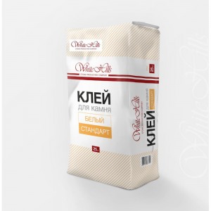 Клей для камня White Hills стандарт белый 25 кг Клей для камня White Hills стандарт белый 25 кг