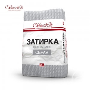 Затирка швов для камня и плитки White Hills серая 25 кг