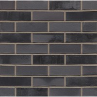 Клинкерный кирпич MUHR NF 15 Schwarz-bunt edelglanz Fusssortierung, NF 240x115x71 мм