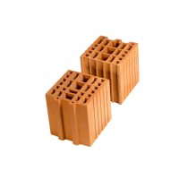 Доборный керамический блок Porotherm 20 1/2, М100, 200х400х219 мм