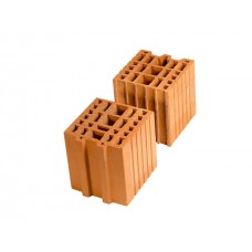 Доборный керамический блок Porotherm 20 1/2, М100, 200х400х219 мм