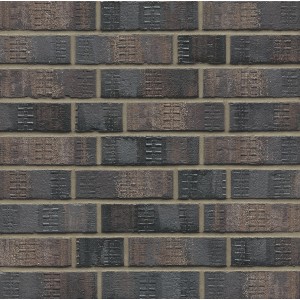 Клинкерная плитка MUHR NF 15 Schwarz-bunt edelglanz besandet Fusssortierung, NF22 240x22x71