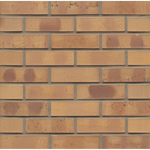 Клинкерная плитка MUHR NF 06 Hellbraun-bunt Kohle glatt, NF22 240x22x71