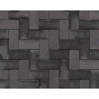 Клинкерный тротуарный кирпич Westerwalder Klinker PK1552 Schwarz-bunt 200х100х52 мм