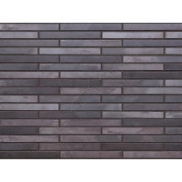 Плитка для вентфасада King Klinker LF18 Obsidian shadow с затиркой, 240x71x14 мм