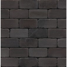 Клинкерный тротуарный кирпич Westerwalder Klinker PK1552SG Schwarz-bunt Edelglanz gerumpelt 200х100х52 мм