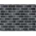 Плитка для вентфасада King Klinker 33 Black Diamond с затиркой, 240x71x14 мм