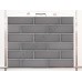 Плитка для вентфасада King Klinker 23 Grey eminence с затиркой, 240x71x14 мм