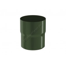 Соединитель трубы муфта Aquasystem D100 мм, GreenCoat Pural BT, RR 11 (зеленый)