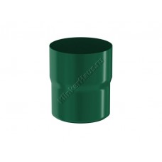 Соединитель трубы муфта Aquasystem D100 мм, GreenCoat Pural BT, RAL 6005 (зеленый)