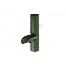 Водосборник Aquasystem D100 мм, GreenCoat Pural BT, RR 11 (зеленый)
