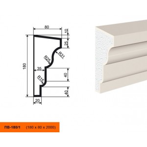 Подоконник ПВ-180/1
