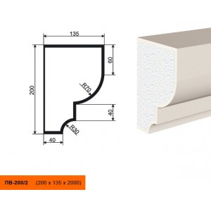 Подоконник ПВ-200/2