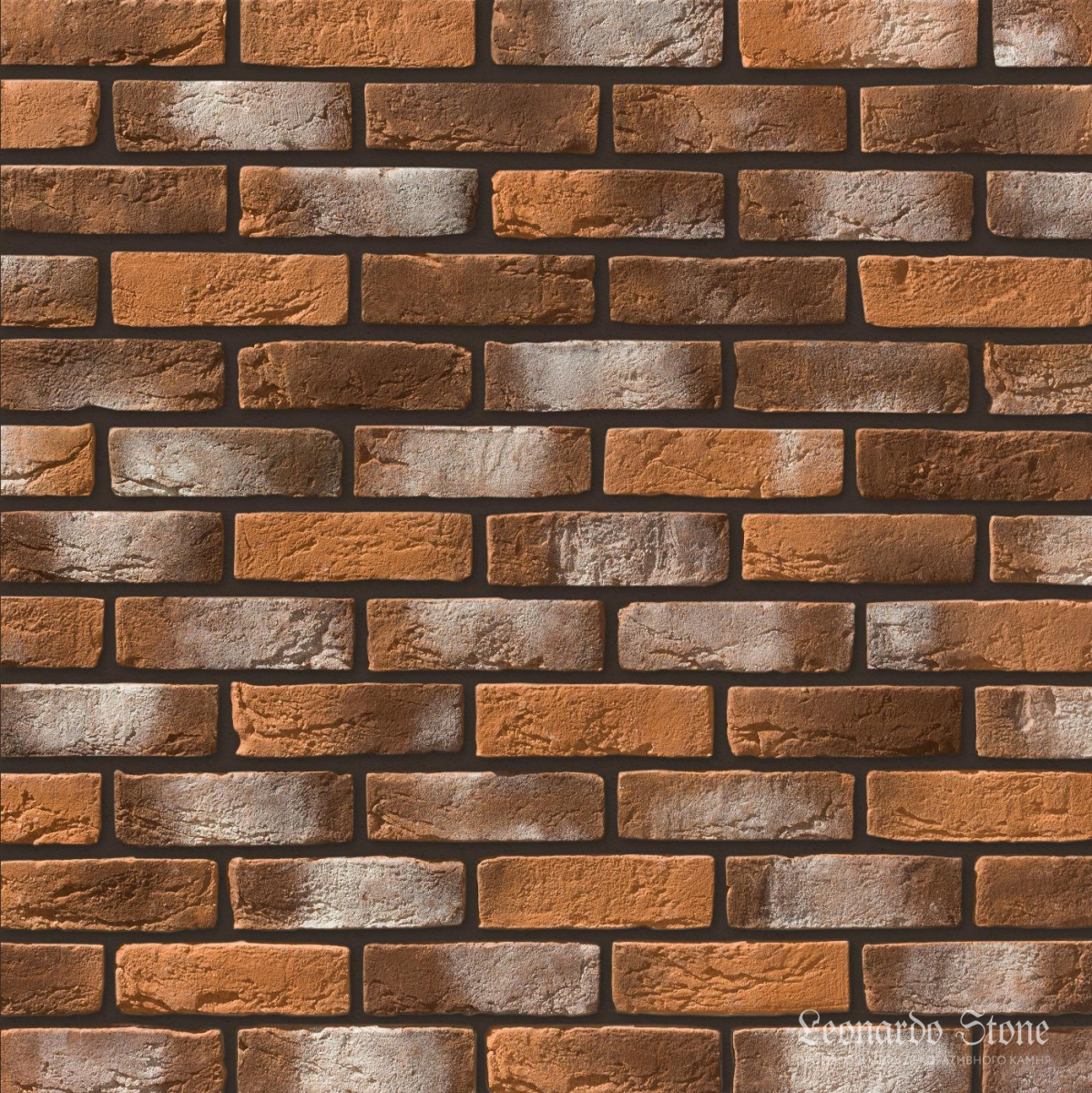 Гипсовая плитка Leonardo Stone Орли 485 Декоративный кирпич 21.50x6.50 ...